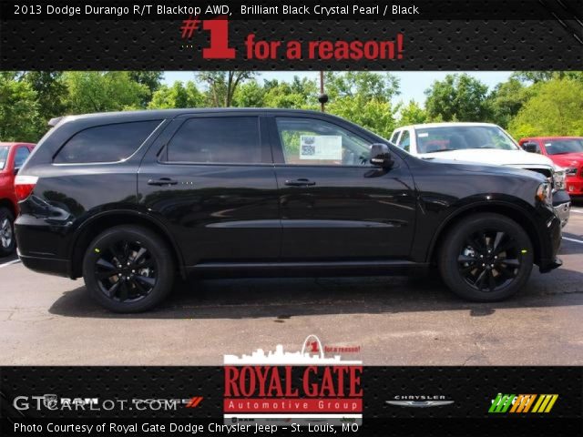 2013 Dodge Durango R/T Blacktop AWD in Brilliant Black Crystal Pearl