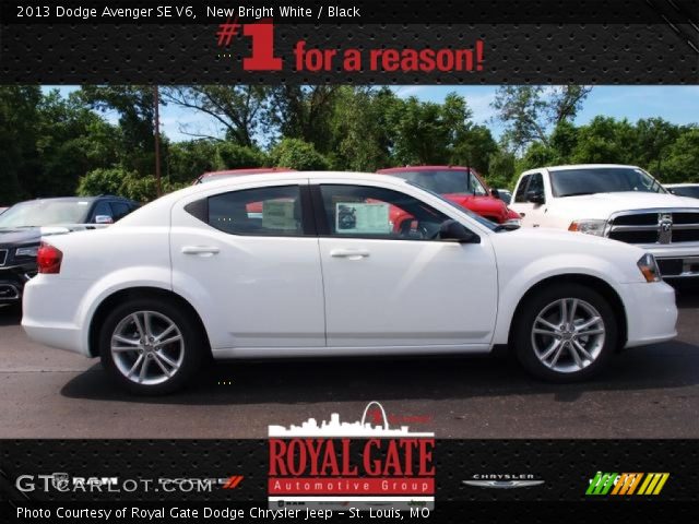 2013 Dodge Avenger SE V6 in New Bright White