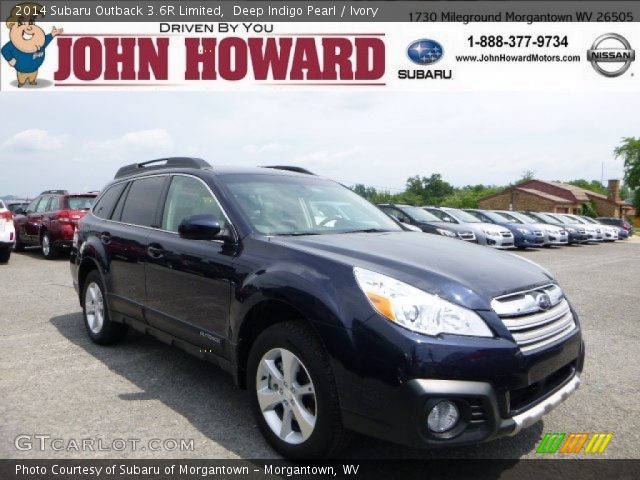 2014 Subaru Outback 3.6R Limited in Deep Indigo Pearl
