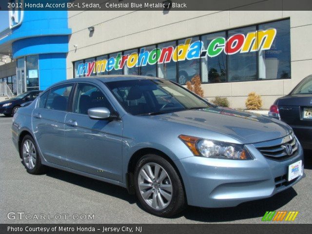 2012 Honda Accord EX-L Sedan in Celestial Blue Metallic