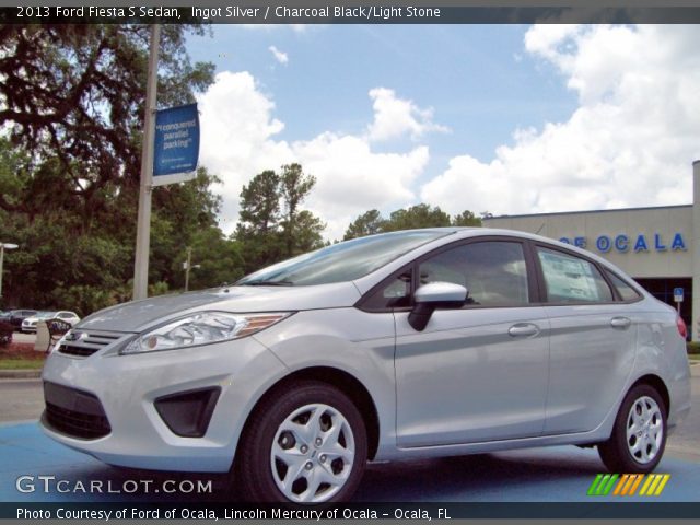 2013 Ford Fiesta S Sedan in Ingot Silver