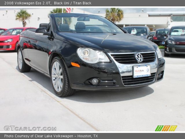 2008 Volkswagen Eos 2.0T in Black Uni