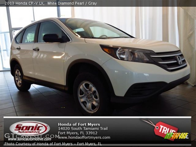 2013 Honda CR-V LX in White Diamond Pearl