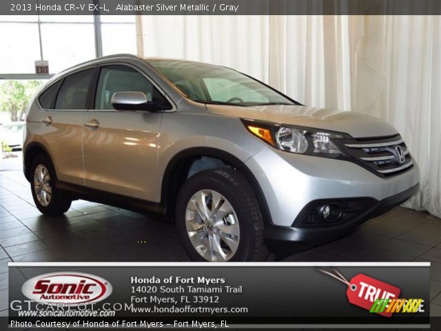 2013 Honda CR-V EX-L in Alabaster Silver Metallic