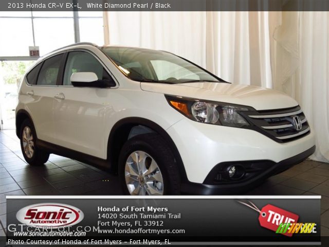 2013 Honda CR-V EX-L in White Diamond Pearl
