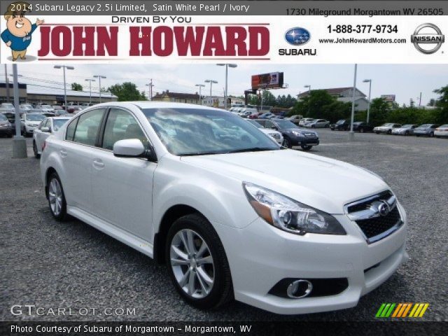 2014 Subaru Legacy 2.5i Limited in Satin White Pearl