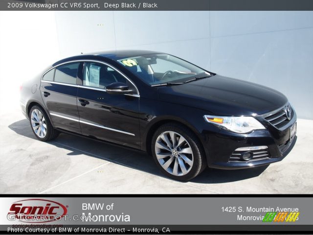 2009 Volkswagen CC VR6 Sport in Deep Black