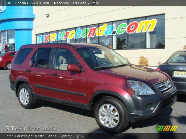 2005 Honda CR-V EX 4WD in Redondo Red Pearl