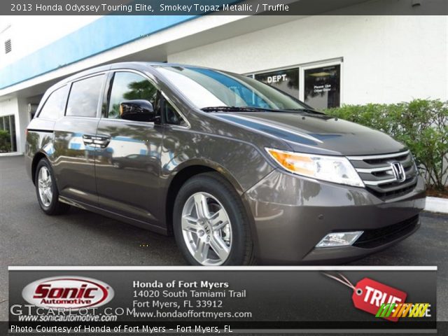 2013 Honda Odyssey Touring Elite in Smokey Topaz Metallic
