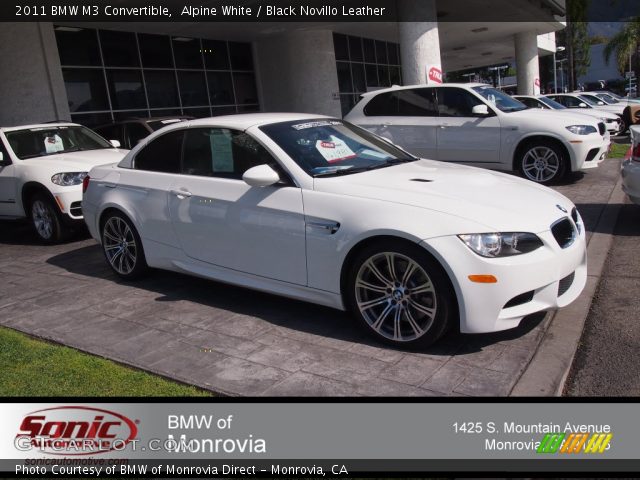 2011 BMW M3 Convertible in Alpine White