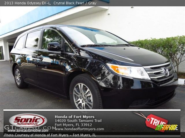 2013 Honda Odyssey EX-L in Crystal Black Pearl