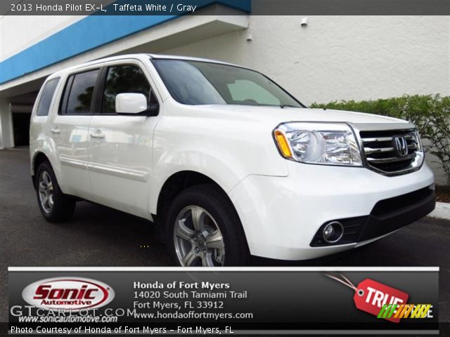 2013 Honda Pilot EX-L in Taffeta White