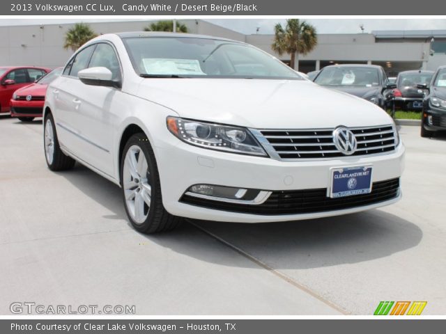 2013 Volkswagen CC Lux in Candy White