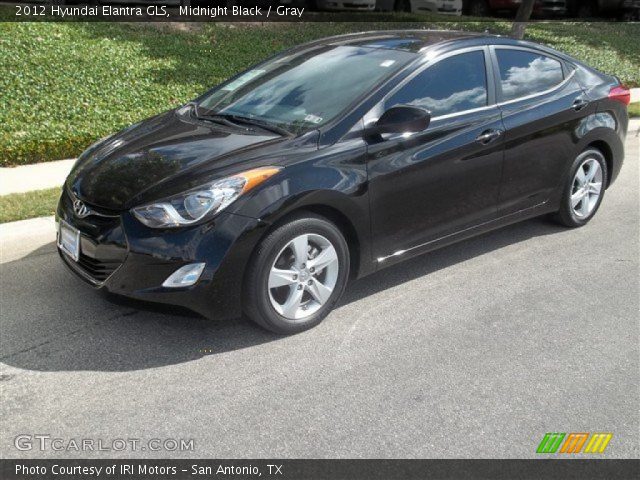 2012 Hyundai Elantra GLS in Midnight Black