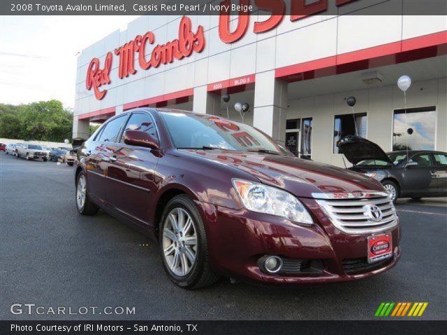 2008 Toyota Avalon Limited in Cassis Red Pearl