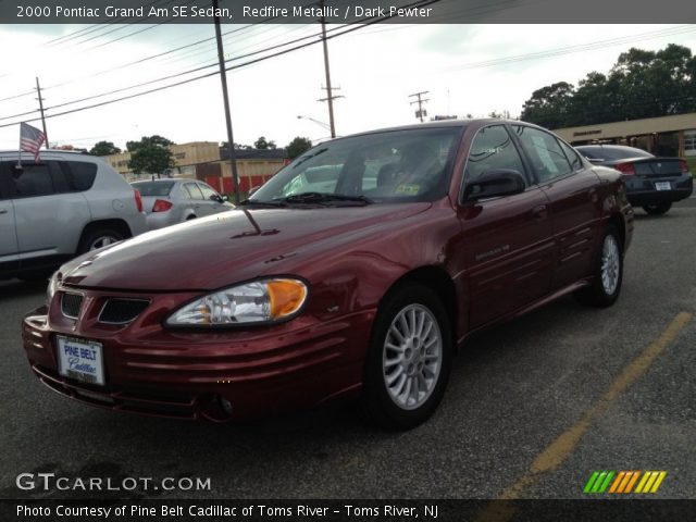 2000 Pontiac Grand Am SE Sedan in Redfire Metallic