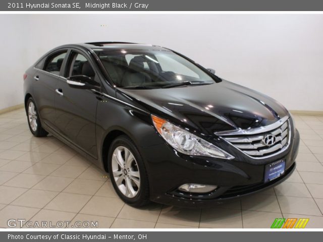 2011 Hyundai Sonata SE in Midnight Black