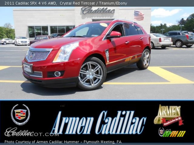 2011 Cadillac SRX 4 V6 AWD in Crystal Red Tintcoat