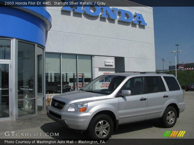 2003 Honda Pilot EX 4WD in Starlight Silver Metallic