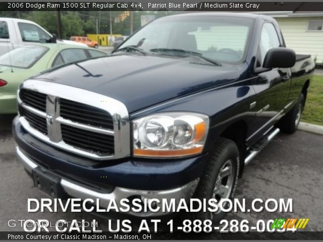 2006 Dodge Ram 1500 SLT Regular Cab 4x4 in Patriot Blue Pearl