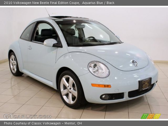 2010 Volkswagen New Beetle Final Edition Coupe in Aquarius Blue
