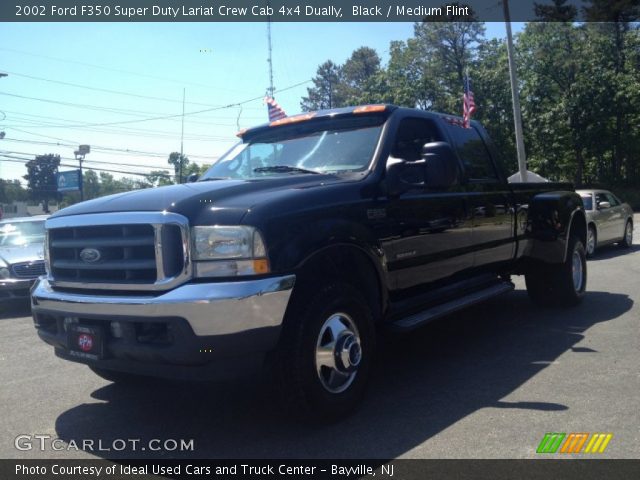 2002 Ford F350 Super Duty Lariat Crew Cab 4x4 Dually in Black