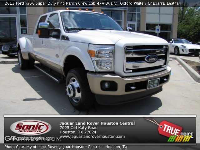 2012 Ford F350 Super Duty King Ranch Crew Cab 4x4 Dually in Oxford White
