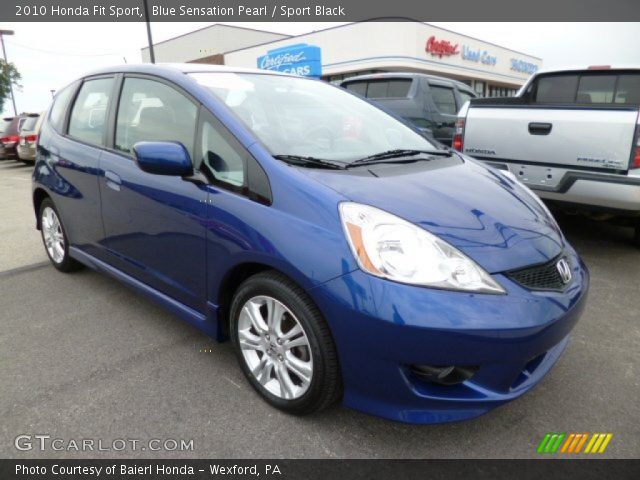 2010 Honda Fit Sport in Blue Sensation Pearl