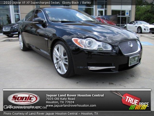 2010 Jaguar XF XF Supercharged Sedan in Ebony Black