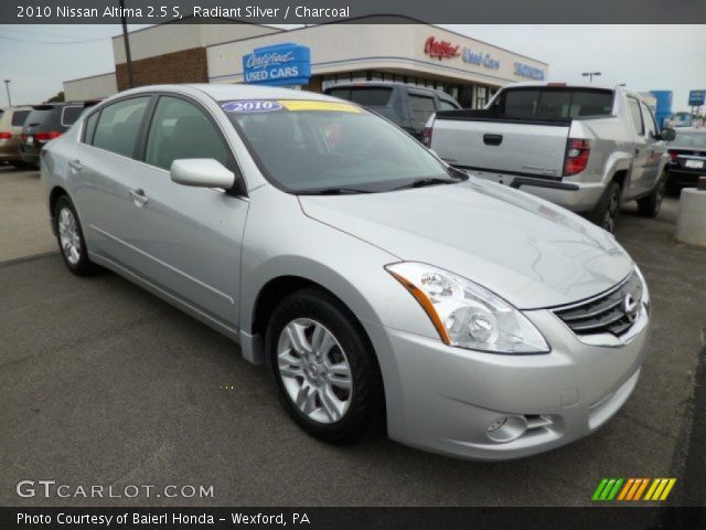 2010 Nissan Altima 2.5 S in Radiant Silver