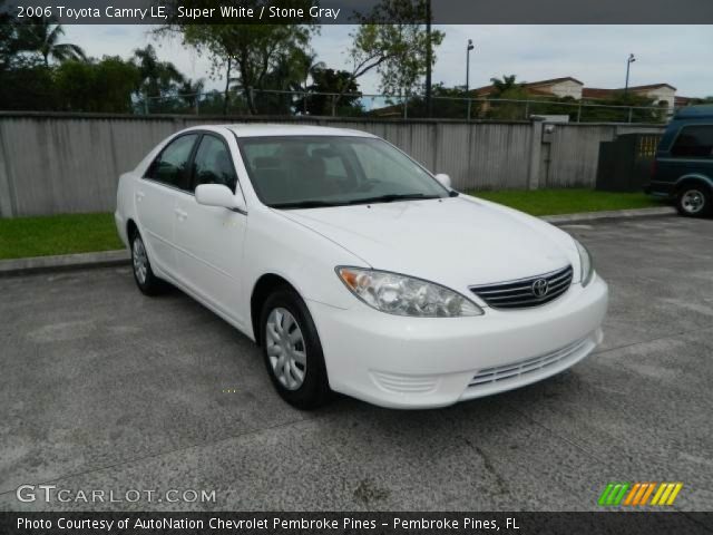 2006 Toyota Camry LE in Super White