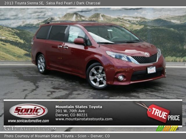 2013 Toyota Sienna SE in Salsa Red Pearl