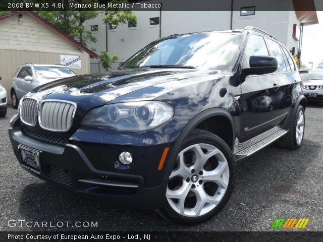 2008 BMW X5 4.8i in Monaco Blue Metallic