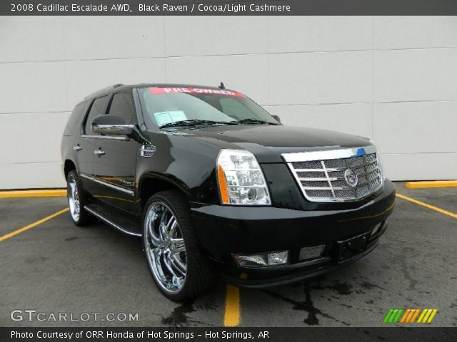 2008 Cadillac Escalade AWD in Black Raven