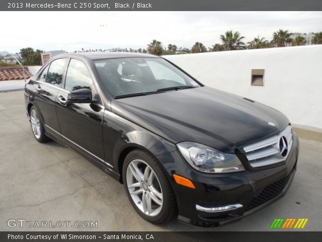 2013 Mercedes-Benz C 250 Sport in Black