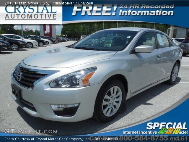2013 Nissan Altima 2.5 S in Brilliant Silver