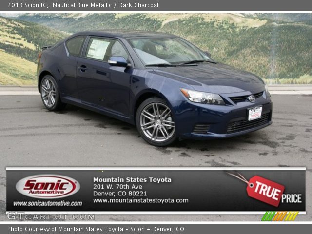 2013 Scion tC  in Nautical Blue Metallic
