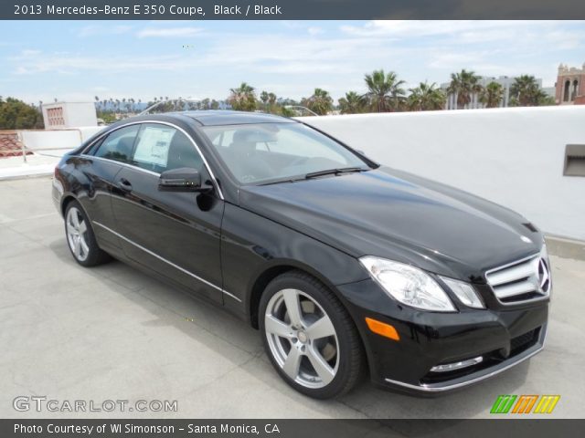 2013 Mercedes-Benz E 350 Coupe in Black