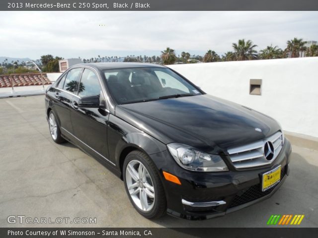 2013 Mercedes-Benz C 250 Sport in Black