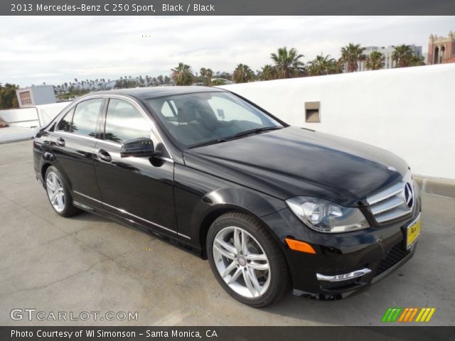 2013 Mercedes-Benz C 250 Sport in Black