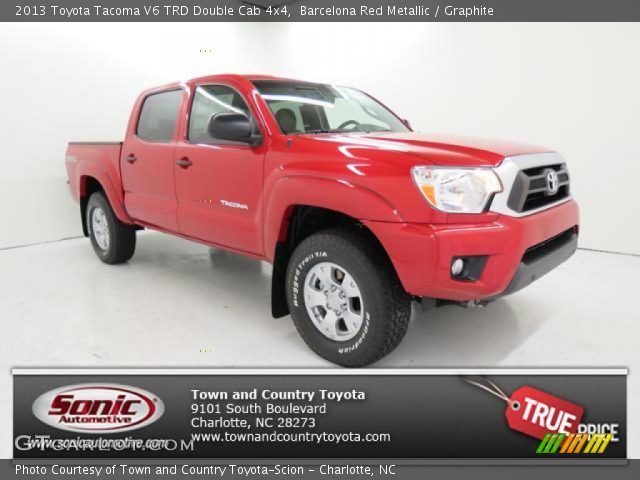 2013 Toyota Tacoma V6 TRD Double Cab 4x4 in Barcelona Red Metallic