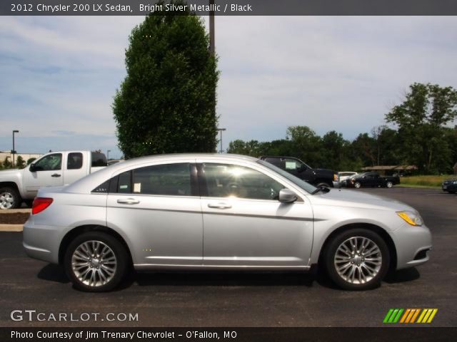 2012 Chrysler 200 LX Sedan in Bright Silver Metallic