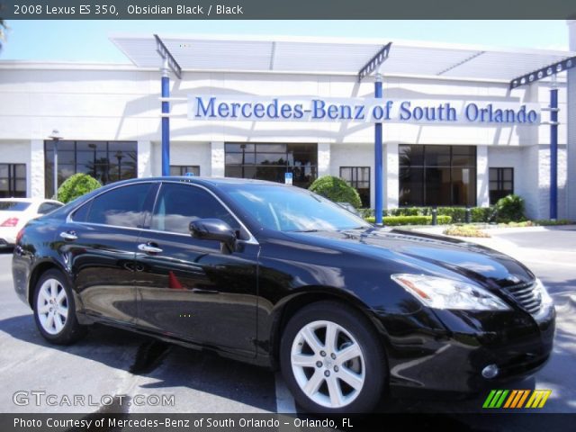 2008 Lexus ES 350 in Obsidian Black