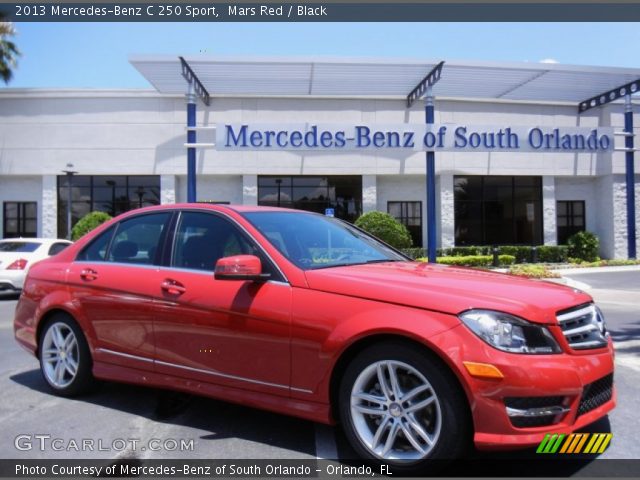 2013 Mercedes-Benz C 250 Sport in Mars Red
