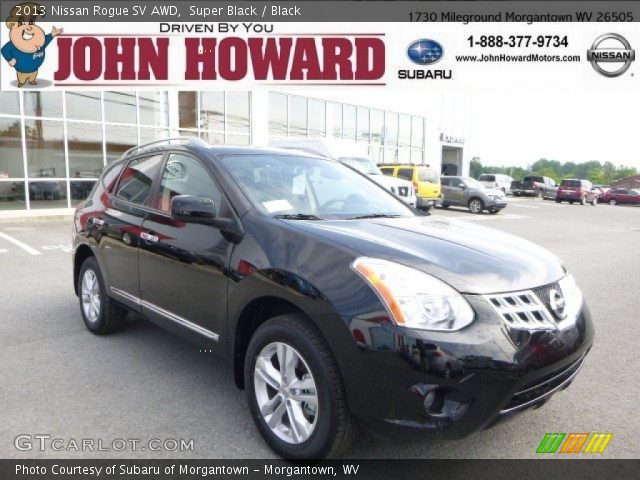 2013 Nissan Rogue SV AWD in Super Black