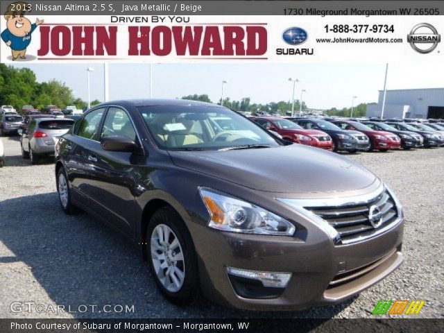 2013 Nissan Altima 2.5 S in Java Metallic