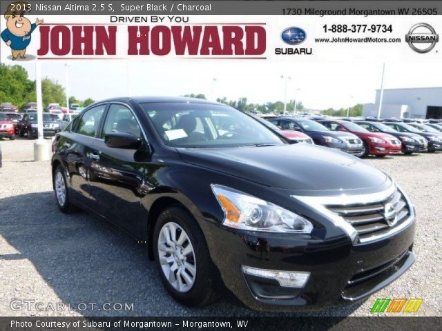2013 Nissan Altima 2.5 S in Super Black