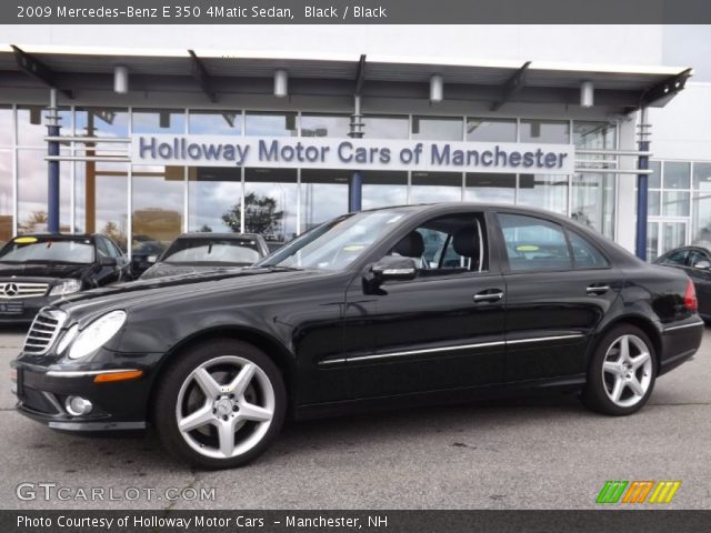 2009 Mercedes-Benz E 350 4Matic Sedan in Black