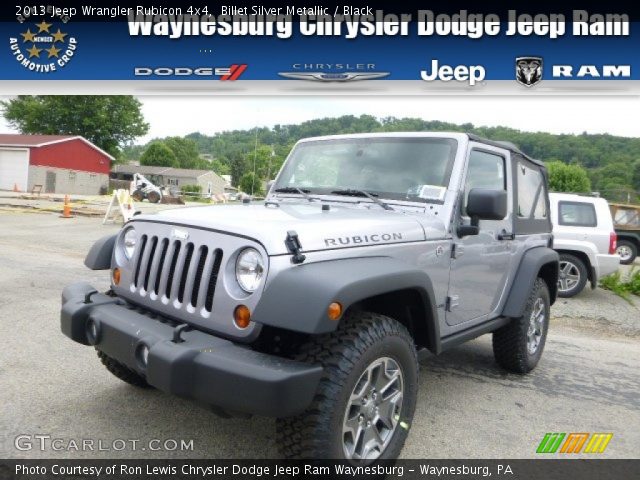 2013 Jeep Wrangler Rubicon 4x4 in Billet Silver Metallic