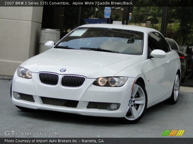 2007 BMW 3 Series 335i Convertible in Alpine White